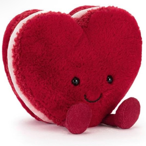 Jellycat Arlette Red Heart Stuffed Animal - Picture 13 of 16